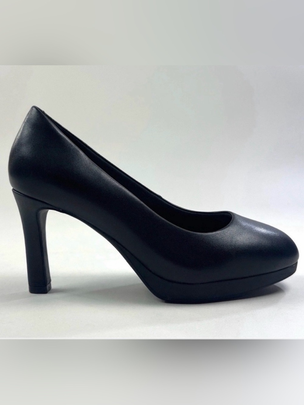 Clarks Ambyr2 Braley Womens 9 Leather Black High Heels Pumps Comfort 26176996